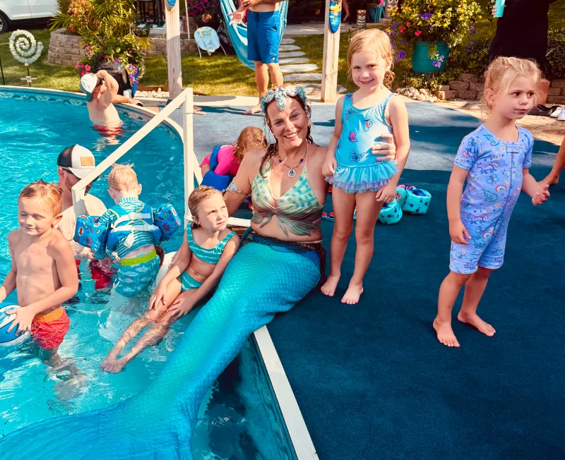 mermaid birthday party celebration